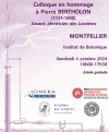 Colloque Pierre Bertholon  Montpellier